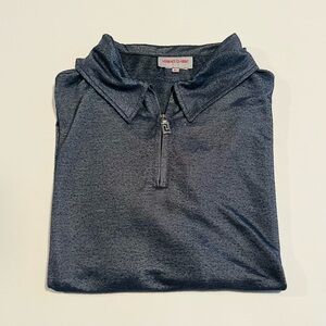 Versace Classic Men’s Grey Zipper Polo Shirt Size XL